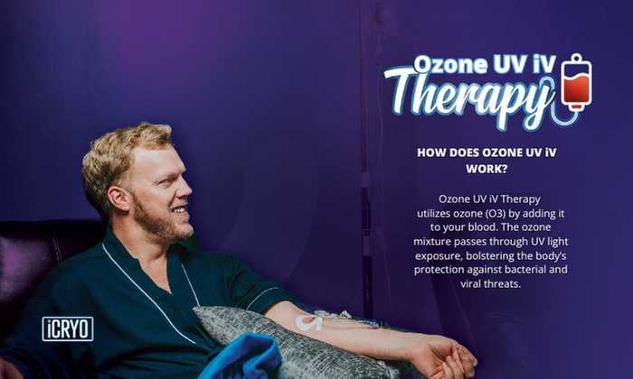 Revitalize with ICRYO South Austin: Enjoy Up to 55% Off One or Three Low-Dose Ozone UV iV Therapy Sessions!