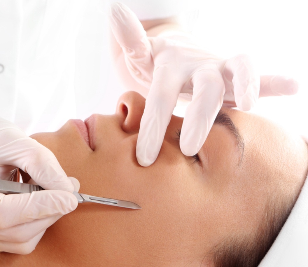 Dermaplaning Facials with LED, RF or Chemical Peel Options