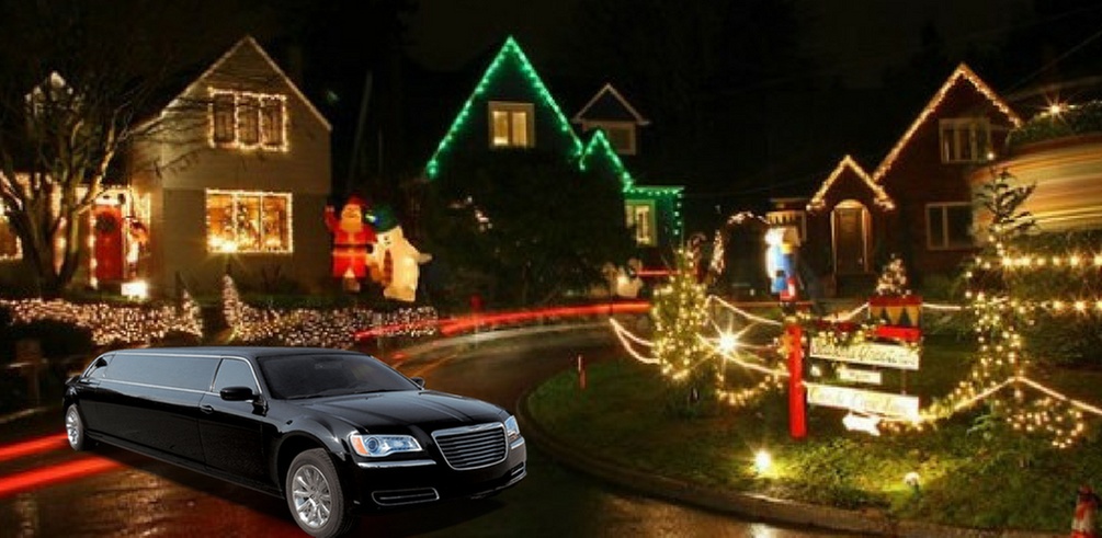 90 or 120 Minute Christmas Light Tour at Oh Snap Limo