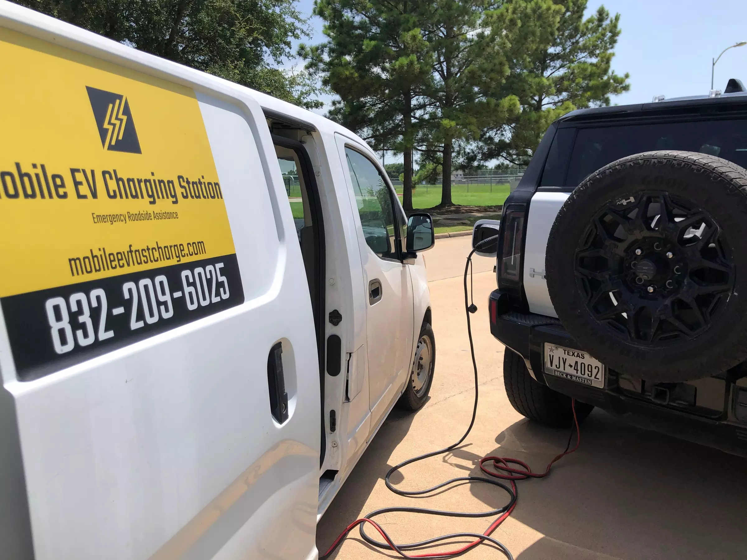 Mobile Electric Car (EV) Charging or Concierge Service