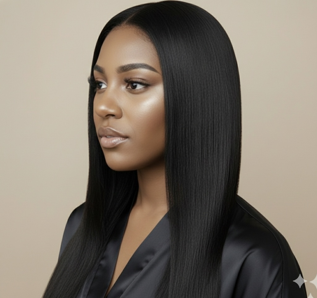 Mommy Daughter Silk Press or Basic Braids