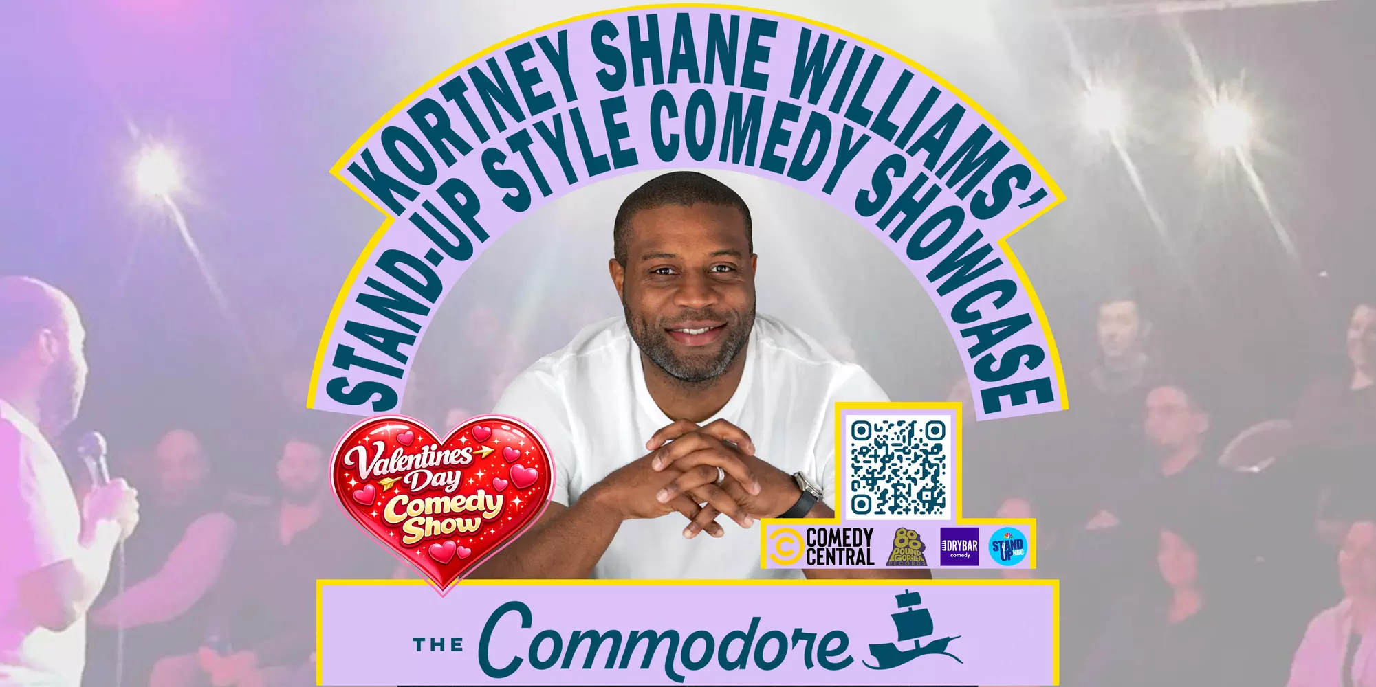 Kortney's Stand-Up Style Comedy Showcase on February 14 at 8 PM