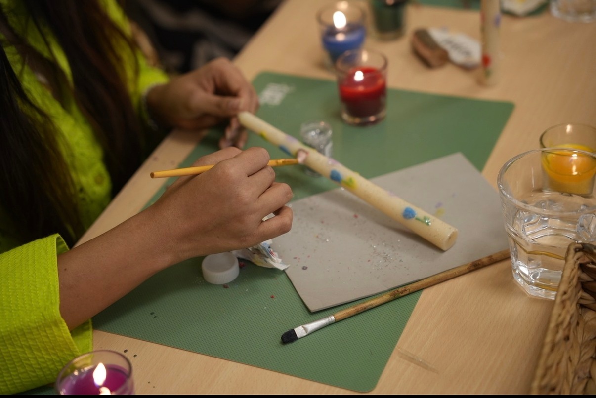 Solo or Couple Candle-Painting Workshop