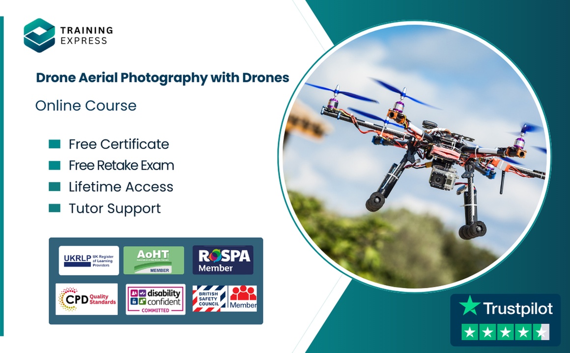 Drone Aerial Photography or Lifetime Membership to 2500+ Courses