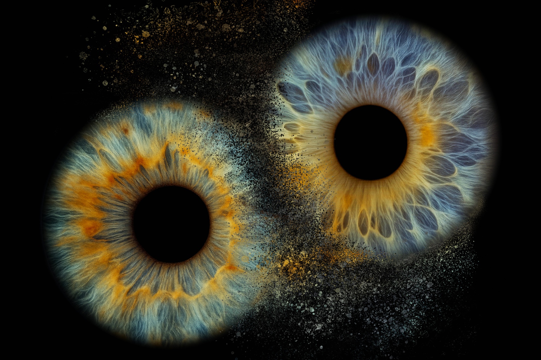 Iris Nahaufnahme: Ihr Auge im Mittelpunkt !