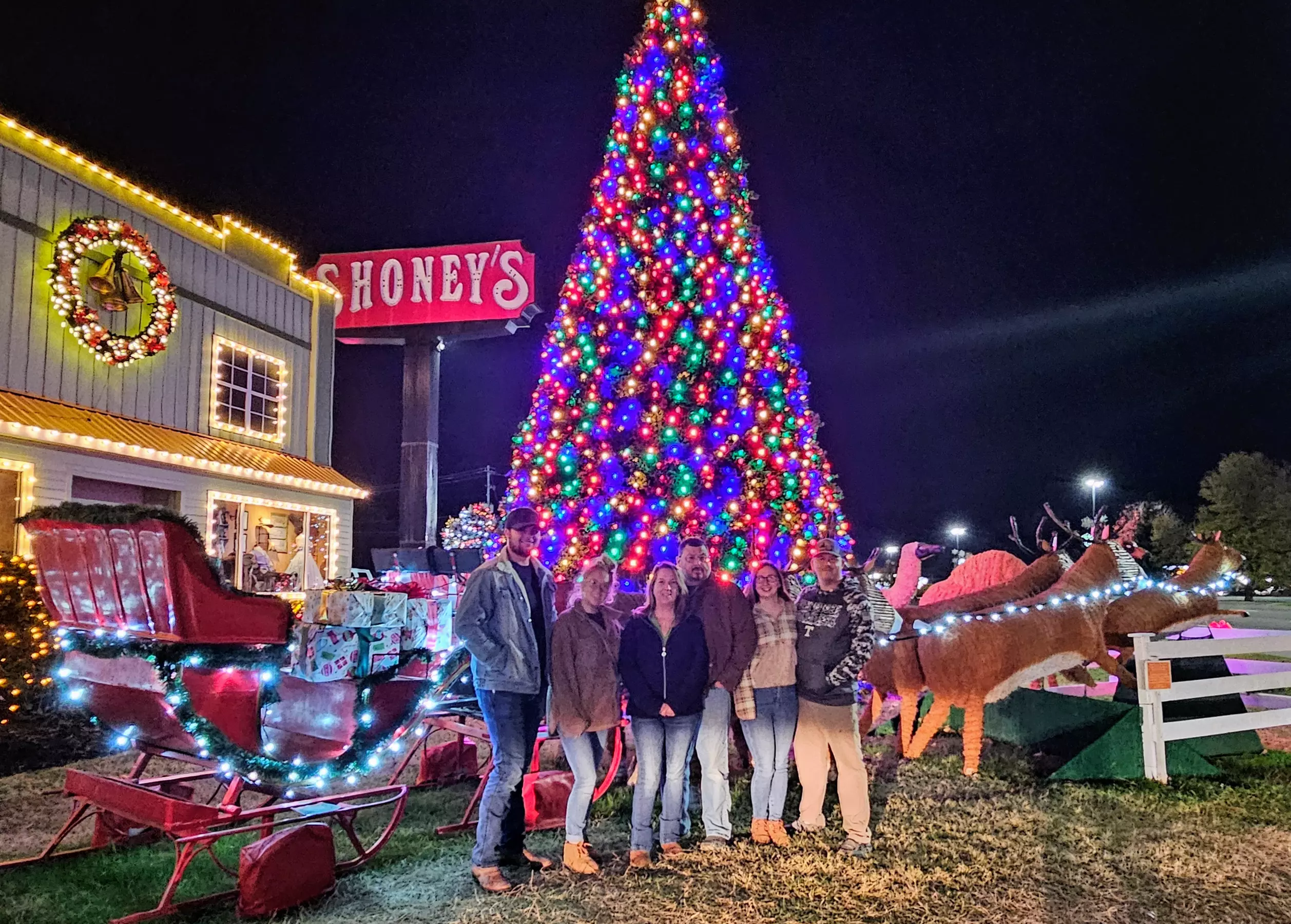 Magic of the Holidays with Smoky Bear Shuttle's Holiday Lights Tour!