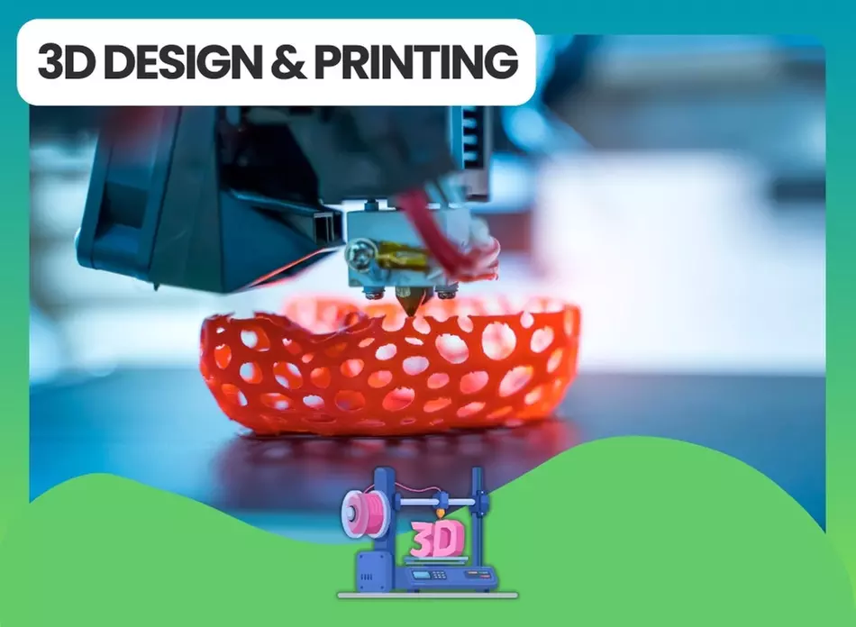 Roblox or Minecraft Code, Web-Design, or 3-D Printing Classes for Kids