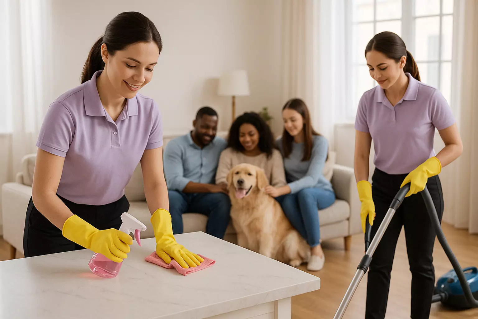 Three, Four, Five, or Six-hours of Cleaning with Two Cleaners