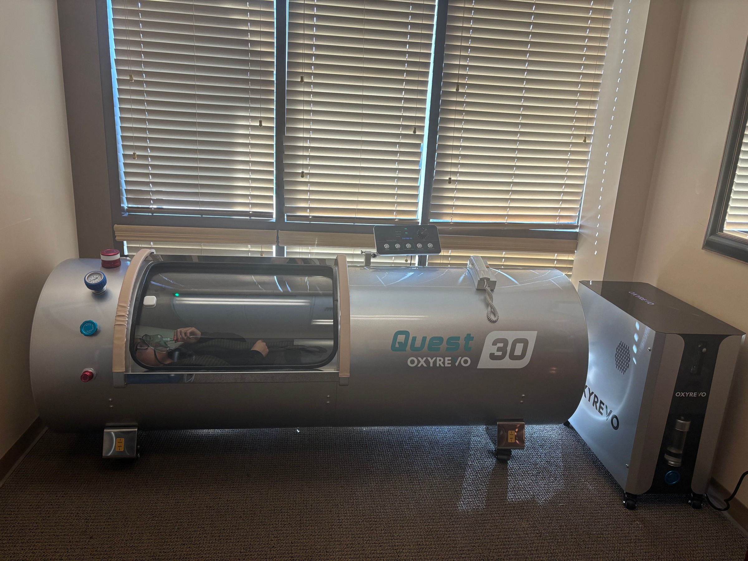 One, Two, or Three Sessions of Hyperbaric Oxygen Therapy
