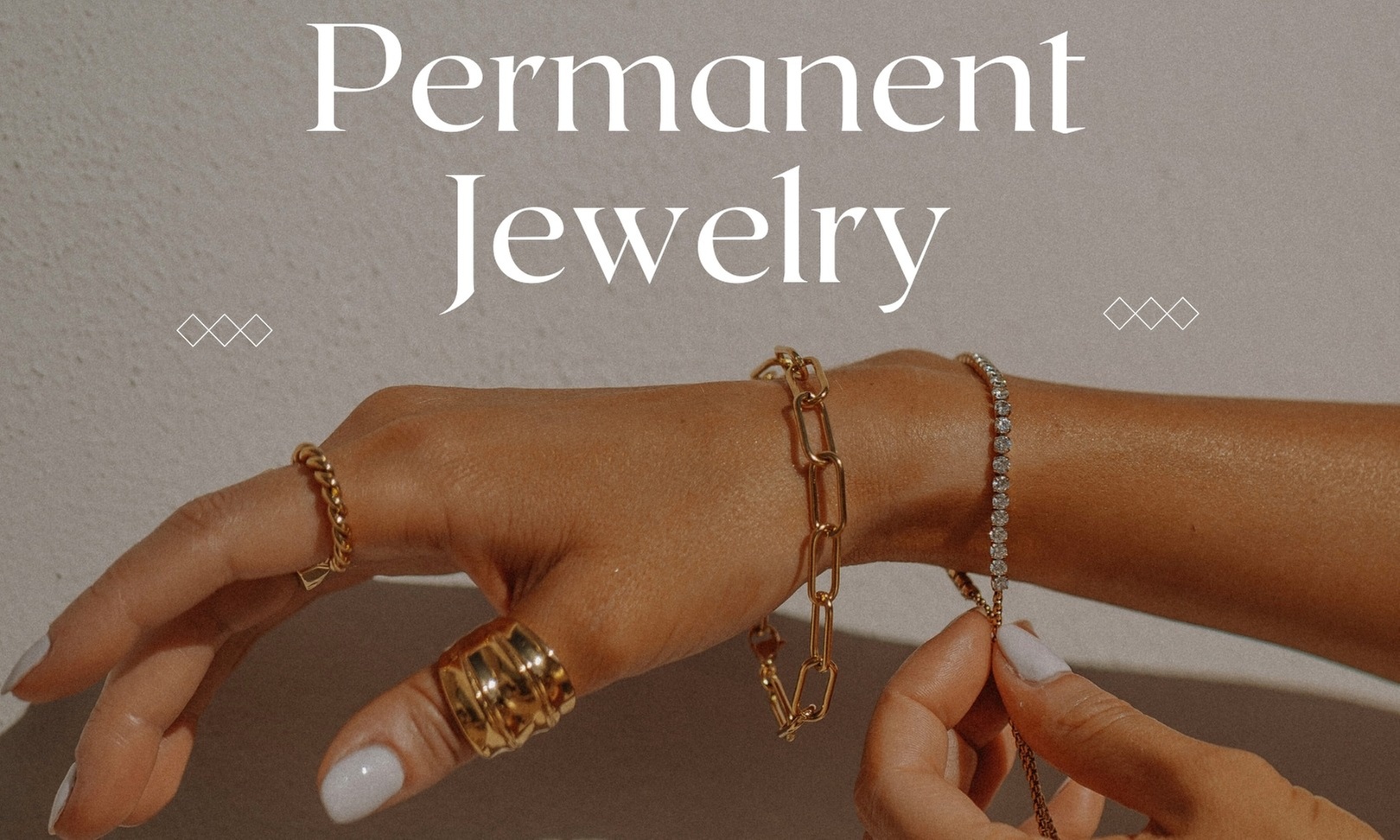 Permanent Jewellery Service or Permanent Jewellery (Bridal Package)