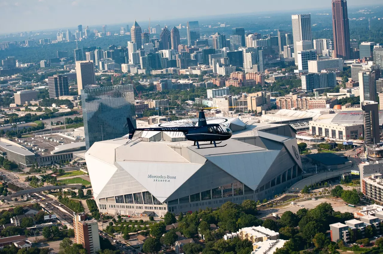 Private Quick Hop Helicopter Tour to Discover Atlanta Anew