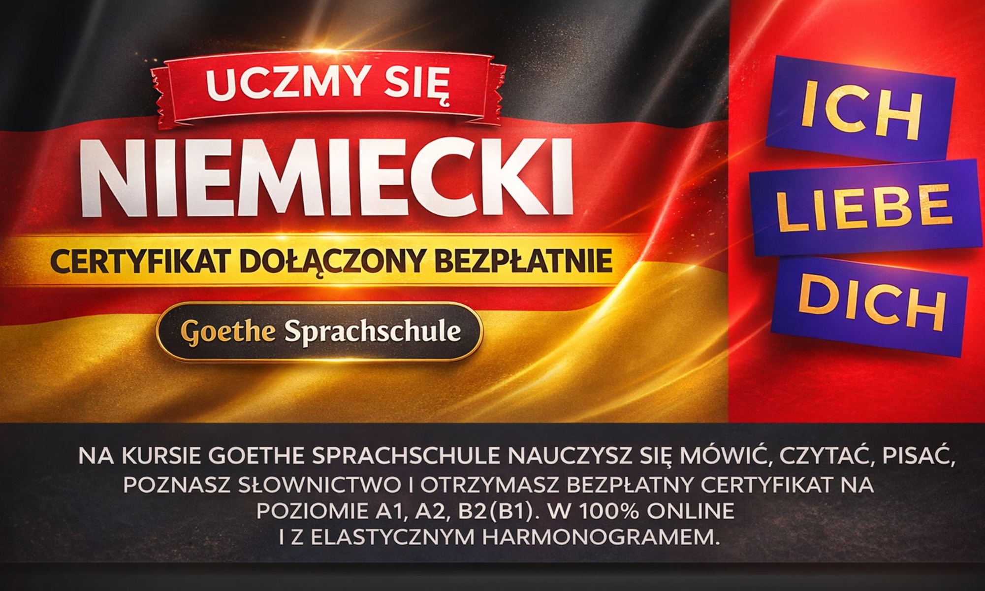Kurs języka niemieckiego z certyfikatem
