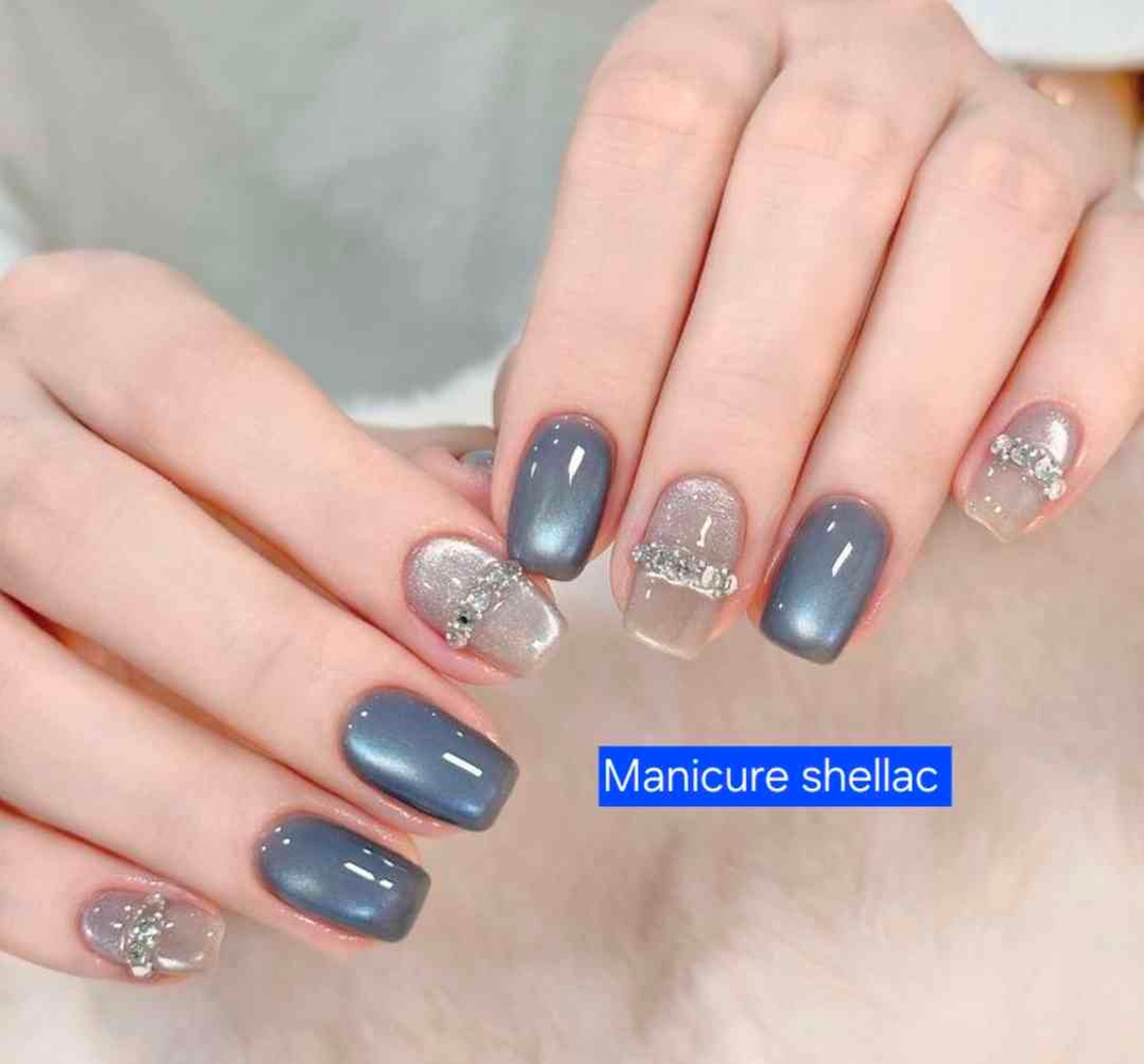 Choose from Manicure or Eye Color/ Gel Shellac Change