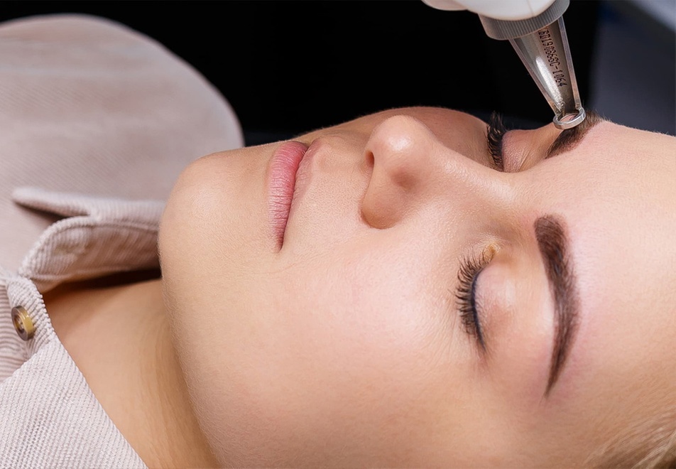 Laserowe usuwanie tatuażu lub makijażu permanentnego brwi