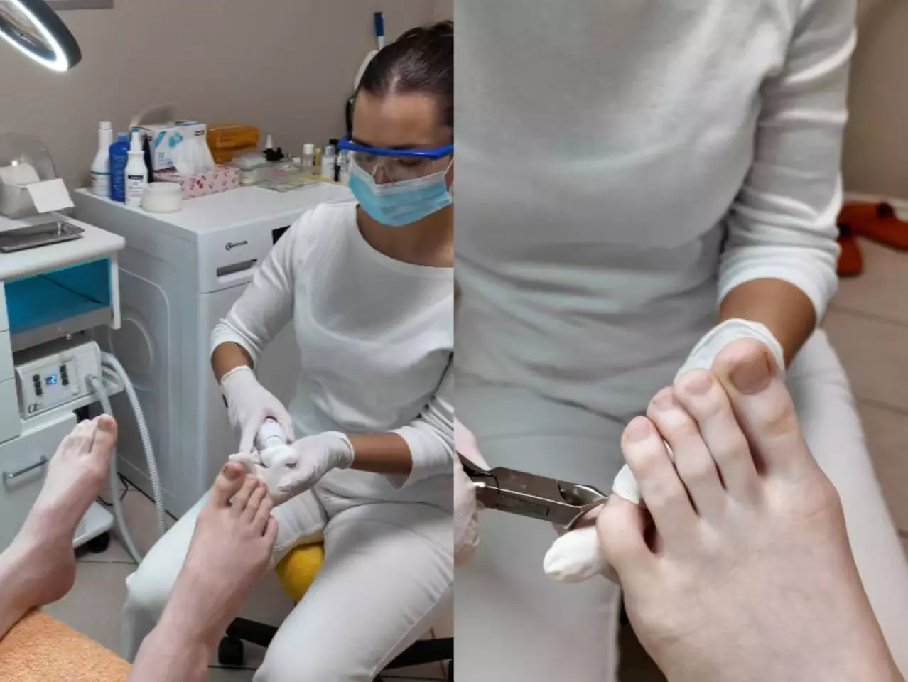 Klassische Maniküre und / oder Pediküre oder Maniküre mit Neumodellage