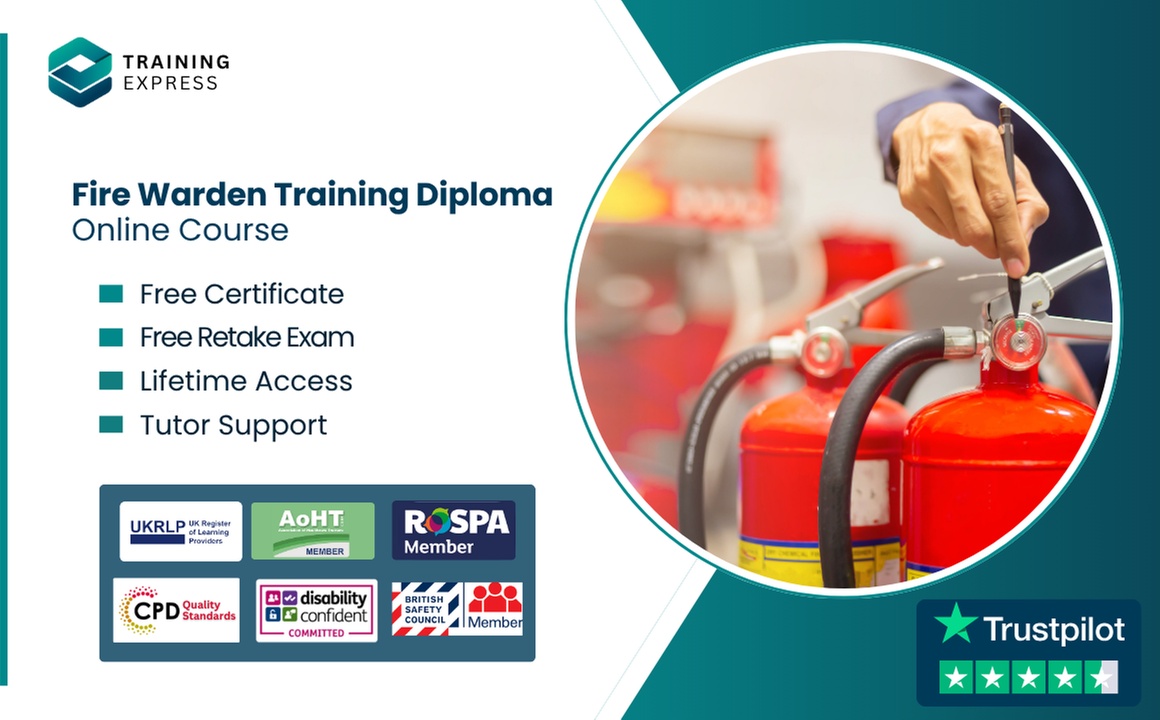 Fire Warden Training Diploma with Lifetime Access to 2500+ Courses