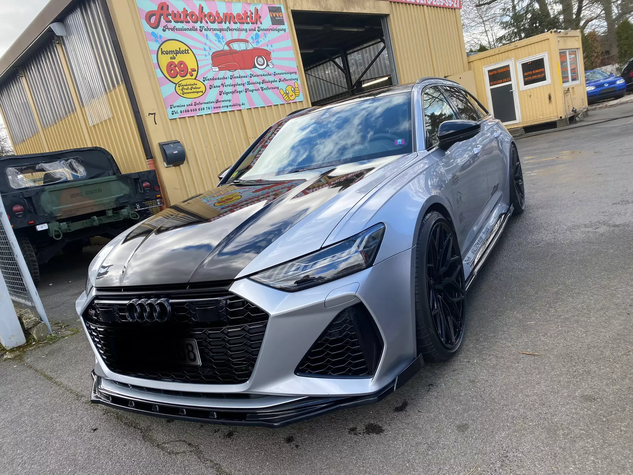 Professionelle Autopflege (innen und außen) bei EVVG Mobility