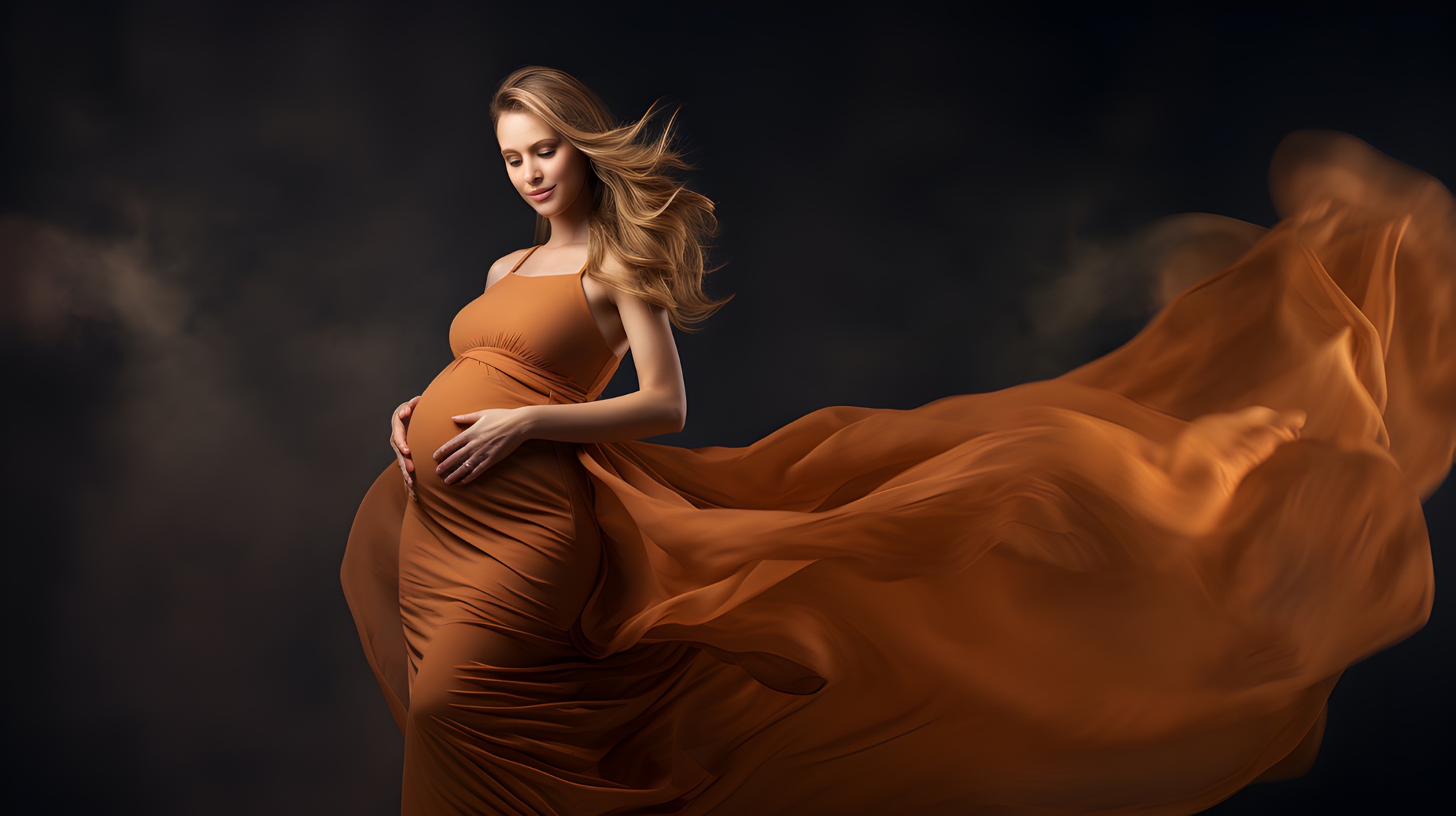 Shooting photo femme enceinte, seule, avec son compagnon ou sa famille