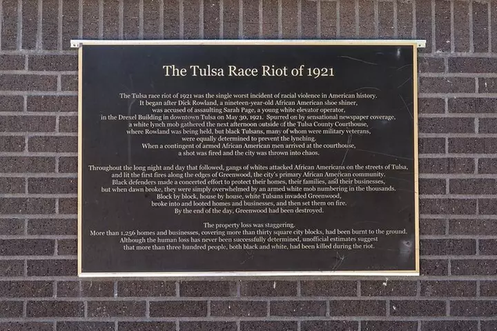 Tulsa's Black Wall Street 1921 Massacre Self Guided Walking Tour