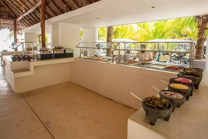 Isla Mujeres Catamaran from playa del carmen Open Bar Beach Club