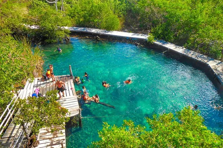 Holbox and Cenote with transfer to Riviera Maya