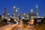City Lights Atlanta Night-Time Bus Tour with Photos & Dinner Stop