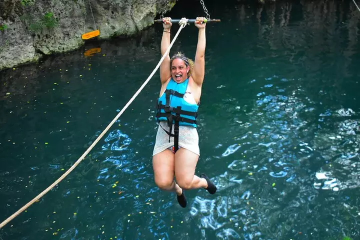 Cancun Best ATV Tour, Ziplines and Cenote Swim with Lunch