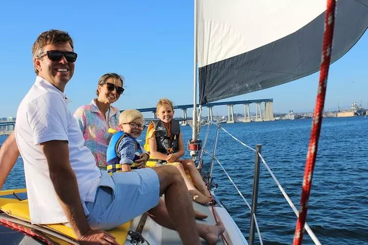 2.5 Hour Private Sunset Sailing Tour in San Diego up to 12 guests
