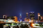 City Lights Atlanta Night-Time Bus Tour with Photos & Dinner Stop