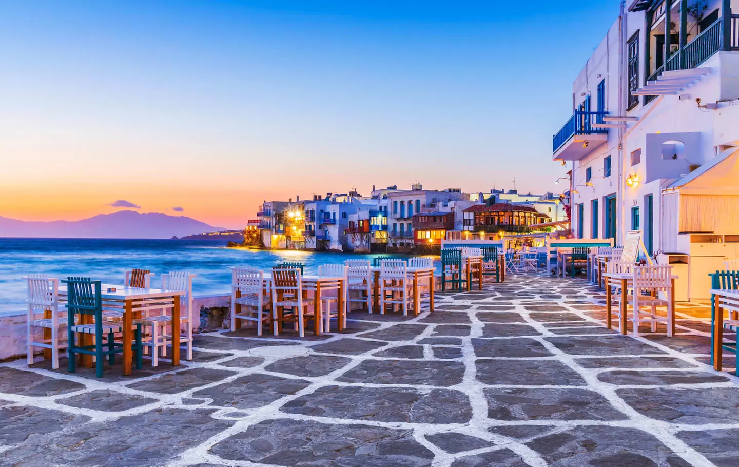 ✈ KYKLADEN | Von Mykonos nach Santorin - Combiné Mykonos, Paros, Sa...