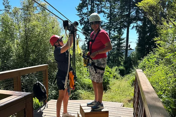 Enchanting Zipline , Camano Island and Deception Pass Tour