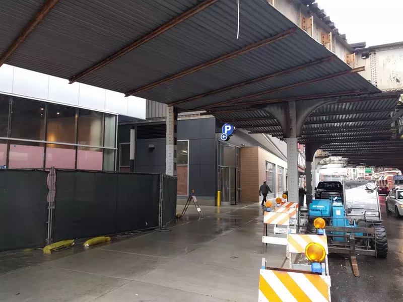 Parking at Alley Entrance - Hubbard221 Garage