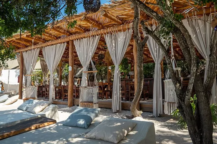 Isla Mujeres Catamaran from playa del carmen Open Bar Beach Club