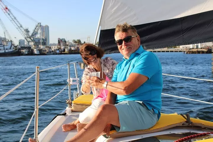 2.5 Hour Private Sunset Sailing Tour in San Diego up to 12 guests