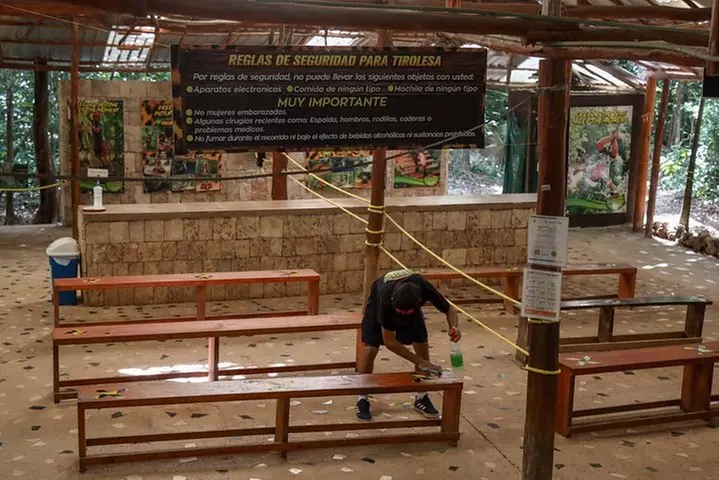 Cancun Best ATV Tour, Ziplines and Cenote Swim with Lunch