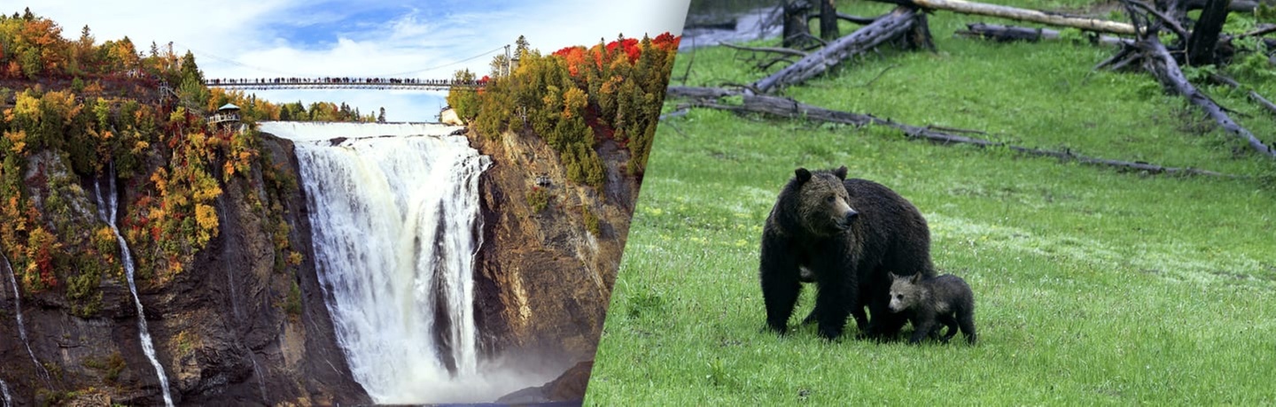 ✈ QUEBEC | Montreal - Entdecken Sie Quebec hinterm Steuer 3*, 8 Näc...