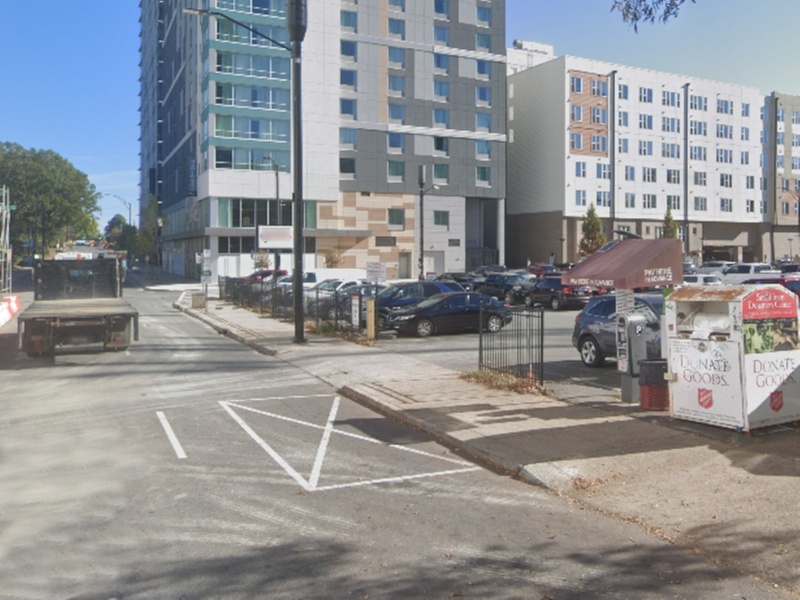 Parking at 424 N. College St. Lot