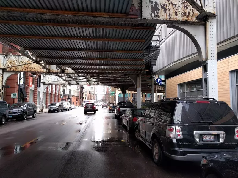 Parking at Alley Entrance - Hubbard221 Garage