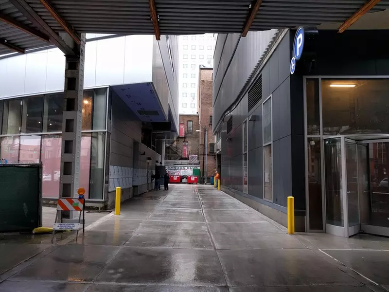 Parking at Alley Entrance - Hubbard221 Garage