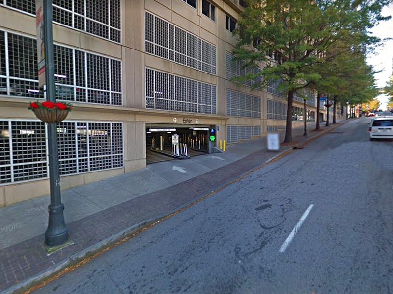Parking at 161 Peachtree Center Ave. Garage