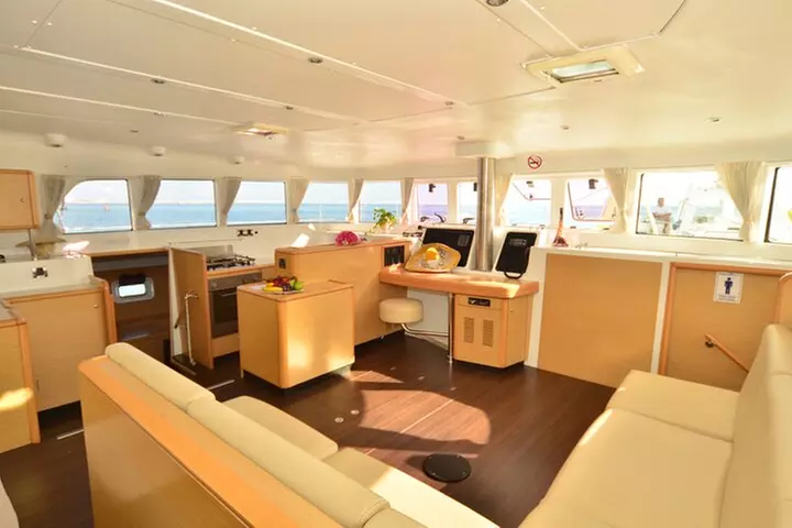 Isla Mujeres Catamaran from playa del carmen Open Bar Beach Club