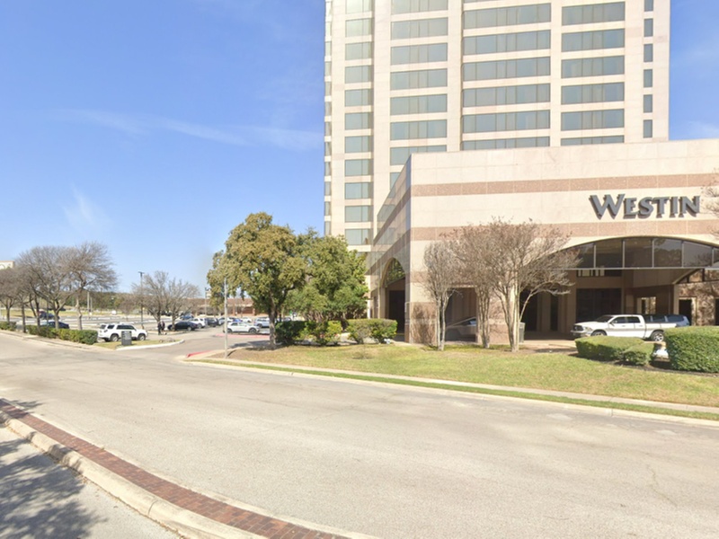 Parking at Westin San Antonio North Lot