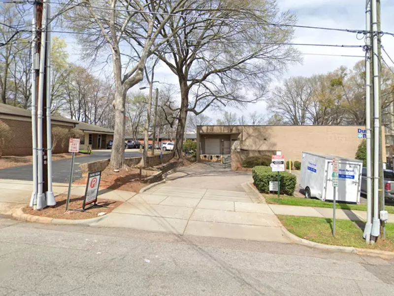 Parking at 201 Glenwood Ave. Lot