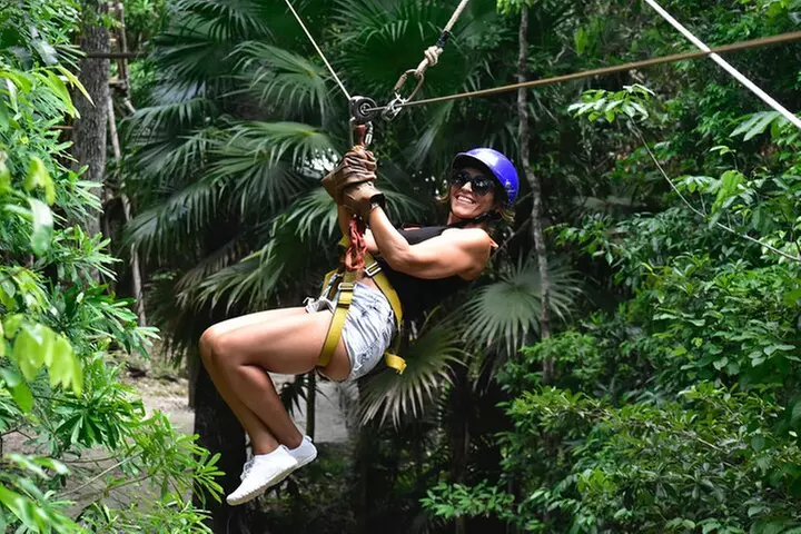 Jungle Triple Adventure Horseback, Ziplines and Cenote