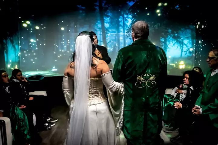Las Vegas Immersive Enchanted Forest Wedding Ceremony