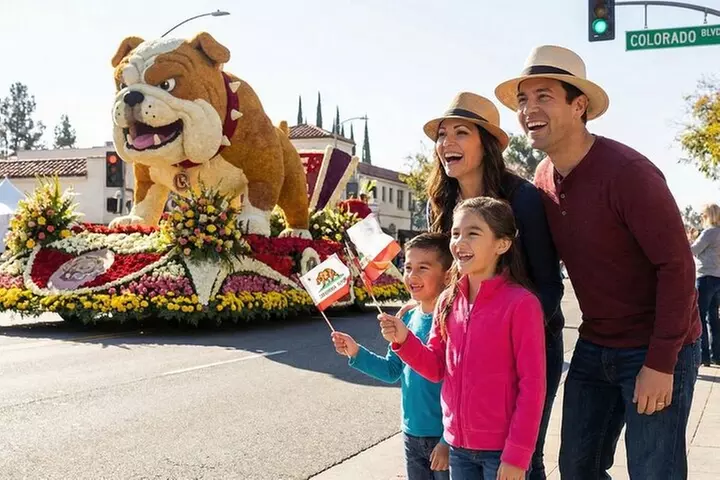 Roundtrip Shuttle to Rose Parade and Rose Bowl Game with Pickup