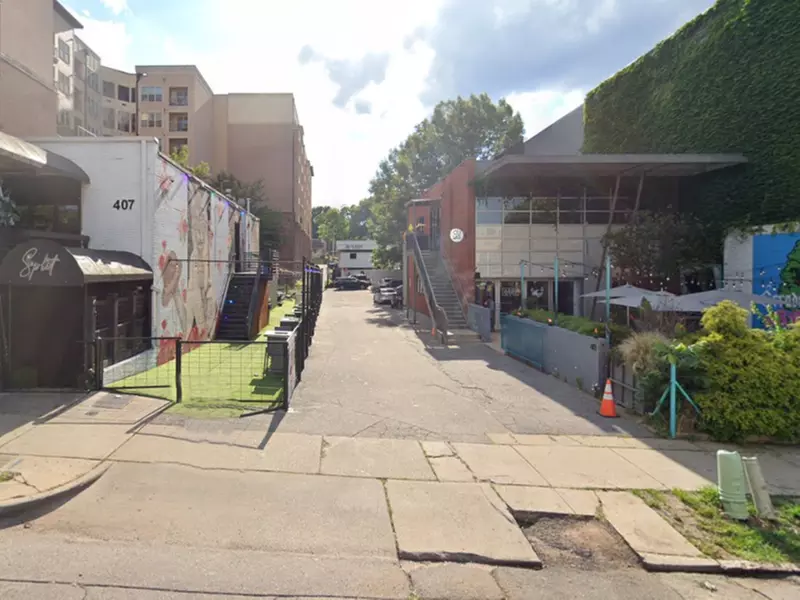 Parking at 407 Glenwood Ave. Lot