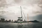Oahu Catamaran Waikiki Sunset on 40 Foot Catamaran: Food and BYOB