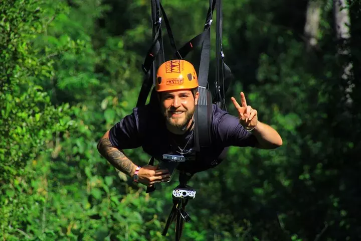 Snorkeling Xtreme Cancun Adventure with zip lines and abseiling