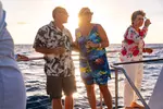 Board from Waikiki Beach for a scenic Sunset Sail on the Hāwea